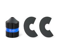 CliffofLove Bike Tube-end Chamfering Tool with Sandpaper Front Fork Seat Tube Grinding Tools Plastic for Metal Carbon Fiber Round Tube