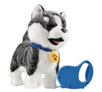 CliffofLove Electronic Interactive Plush Dog Toy W/Remote Control Leash for Kid (G)