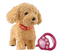 CliffofLove Electronic Interactive Plush Dog Toy W/Remote Control Leash for Kid (N)