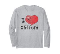 Clifford The Big Red Dog I Heart Clifford Childrens Books Long Sleeve T-Shirt
