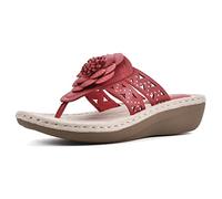 CLIFFS BY WHITE MOUNTAIN Cynthia Women's Sandal, Berry Red/Smooth, 6 UK