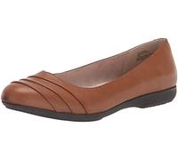 CLIFFS BY WHITE MOUNTAIN Women's Clara Ballet Flat, Cognac, 4 UK