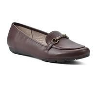 CLIFFS BY WHITE MOUNTAIN Women's Glowing Loafer Flat, Brown/Smooth, 7.5 UK