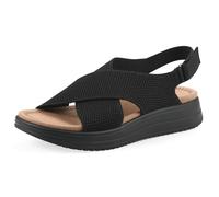 CLIFFS BY WHITE MOUNTAIN womens Harleen, Black Fabric, 5 UK