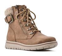 CLIFFS BY WHITE MOUNTAIN Women's Hearty Boot, Tan/Fabric/Sweater, 6 UK