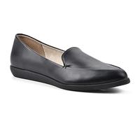 CLIFFS BY WHITE MOUNTAIN Women's Mint Loafer Flat, Black/Smooth, 6 UK