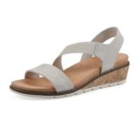 CLIFFS BY WHITE MOUNTAIN Women's Tinnley Cork Wedge Sandal, Ice/Nubuck, 4.5 UK