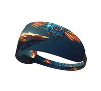Cliffs in The Sun Sports Head Tie for Men and Women-Headband Karate Tie Back Sweat Wicking Workout Head Band,Perfect for Running
