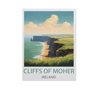 Cliffs of Moher Ireland,Vintage Metal Tin Sign Retro Wall Art Decor House Plaque Poster for Home Bar Pub Garden Kitchen Coffee Garage Decoration(30x40cm)12x16 inch-AC27