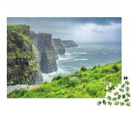 Cliffside Ocean View 1000pc Jigsaw with Perfect Snap Fit Colourful Jigsaws for An After-school Puzzle Activity for Children And Parents 38x26cm/1000pcs