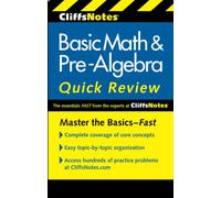 CliffsNotes Basic Math & Pre-Algebra Quick Review: 2nd Edition (Cliffs Quick Review (Paperback))