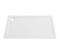Clifton 1100mm x 800mm RECTANGULAR Shower Tray - STONE RESIN in White Clifton White