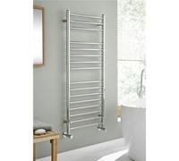 Clifton 1500mm (H) x 500mm (W) - Curved Vertical - Bathroom Towel Radiator (Richmond) - (1.5m x 0.5m) - Silver - 1 - 1500mm (H) x 500mm (W)