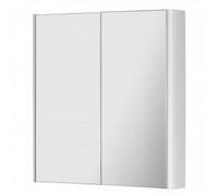Clifton 2-Door Mirror Bathroom Cabinet 600mm H X 500mm W - Gloss White - (Arch)