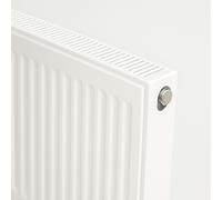 Clifton 400mm (H) x 900mm (W) - Type 22 Radiator - Double Panel - Double Convector - White Enamel (RAL 9016) - (0.4m x 0.9m) (16" x 36") - White - 1 - 400mm (H) x 900mm (W)