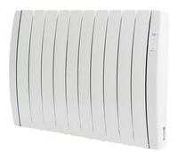 Clifton 903mm (W) X 572mm (H) - White Touch Gel Filled Electric Radiator (Malaga) - 1500 Watts - Depth 100mm - Heats Up To 17M²