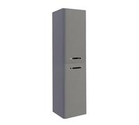Clifton Basalt Grey Bathroom Wall Mounted Tall Storage Unit 350mm Wide Clifton Grey