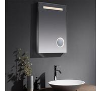 Clifton Bathroom Wall Mirror - Rectangular 700 X 500mm - Led Light (3 Tone) - Halo Touch Sensor - Anti Fog Demister - Usb Point