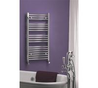Clifton Chrome Bathroom Towel Rail Vertical 25mm 1200mm (H) x 300mm (W) in Silver Clifton Silver