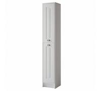 Clifton Floor Standing 2-Door Side Tall Unit 300mm Wide - White - (Aberdeen)