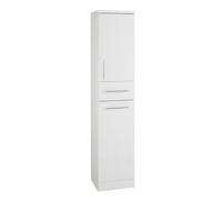 Clifton Gloss White 350mm Tall Bathroom Storage Unit Clifton White