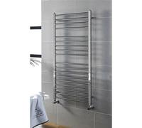 Clifton Horizontal Bathroom Towel Radiator 1200mm (H) x 600mm (W) in Metallic Silver Clifton Metallic Silver