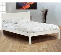 Clifton - King Size - White - Wooden - Low Foot-End Bed- 5ft - Happy Beds