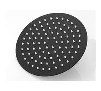 Clifton Round Shower Head 300mm Wide Matt Black Clifton Black