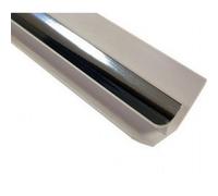 Clifton Shower & Bathroom (Pvc) Wall Panels - Internal Winged Corner 10mm Chrome Abs