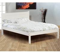 Clifton - Single - White - Wooden - Low Foot-End Bed - 3ft - Happy Beds
