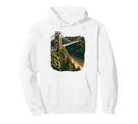 Clifton Suspension Bridge Scenic Landmark Bristol Yorkshire Pullover Hoodie