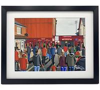 Cliftonville, Solitude Stadium, Professionally Printed Football Memorabilia Giclee Art Print