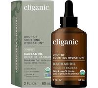 Cliganic Organic Baobab Oil (60ml), 100% Pure - For Face & Hair | Natural Cold Pressed Unrefined
