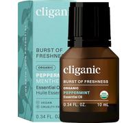 Cliganic Organic Peppermint Essential Oil, 10ml