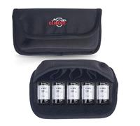Clikoze 120 Film Case - Storage Pouch Organiser for 5 Camera Films Travel & Safety Case for 120 Film Rolls