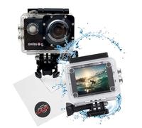 Clikoze Action Camera 1080FHD 30FPS Bundle: Alpha Action Camera + Accessories - 20MP 120 Degree A+ Lens, 30M Underwater