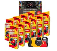 Clikoze Disposable Cameras Multipack - Includes 10 Pack of Kodak Funsaver Single-Use 35mm Cameras with 27 Exposures and Clikoze Photography Tips Card