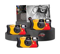 Clikoze Disposable Cameras Multipack - Includes 3 Pack of Kodak Funsaver Single-Use 35mm Cameras with 27 Exposures and Clikoze Photography Tips Card