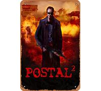 Clilsiatm Postal 2 Game Poster Retro Vintage Decor Metal Tin Sign 12X8 Inches