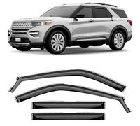 Clim Art 620292 Extremely Durable In-Channel Rain Cover Genuine Window Deflector Vent Window Shades Vent Deflectors 4 Pack