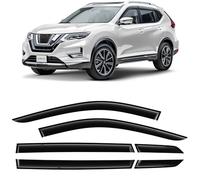 CLIM ART Deflectors for/compatible with Nissan X-Trail 14-22 - Tape-on 6Pcs