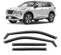 CLIM ART In-channel Wind deflectors for/compatible with Nissan X-Trail 2022-2026 (IV) - Rain deflector - Car accessories - Car wind deflectors - Sun, Rain & Noise Protection - Warranty -4 Set B