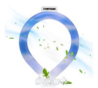 climafusion Gradient Neck Cooling Tube, Cool Neck Ring Starts Below 15°C (59°F), Ice Ring for Summer Outdoor Indoor Blue Sky