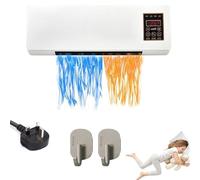 Climafy Air Conditioner, Upgraded Portable Air Conditioning Split Max, Mini Split AC/Heating System, 3500W Quiet Operation, With Remote Control for Home, Office (A)