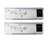 Climafy Portable Ductless Air Conditioner, Wall Mounted Split Max Air Conditioner, Mini Split Ac/Heating System Super Quiet Fast Cooling/Heating for Bedroom Living Room B 2PCS