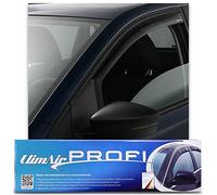 ClimAir CLI0033277 Window Visors compatible with Volkswagen Transporter T5 2003-2015 & T6 2015-, Smoke