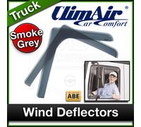 CLIMAIR Truck Lorry Wind Deflectors DAF XF105 Space Cab 2006 2007 2008 ... FRONT