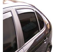 ClimAir Wind Deflectors Master Black Rear Compatible with Volkswagen Passat 3C Saloon 2005 Onwards Including Facelift 2010-2014
