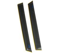 ClimAir CL 2969 Wind Deflectors Master (rear) compatible with Audi A3 8P Sportback 2004-2012, Smoke