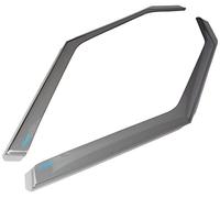 ClimAir Window Visors compatible with Mini Countryman R60 5 doors 2010-2017, Smoke